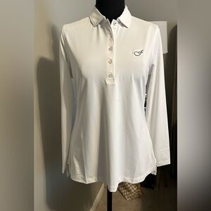 Women’s PETER MILLAR Performance Long Sleeve Polo/Golf Tennis Shirt